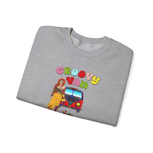 Groovy Van Valentine Unisex Heavy Blend™ Crewneck Sweatshirt - Image 20