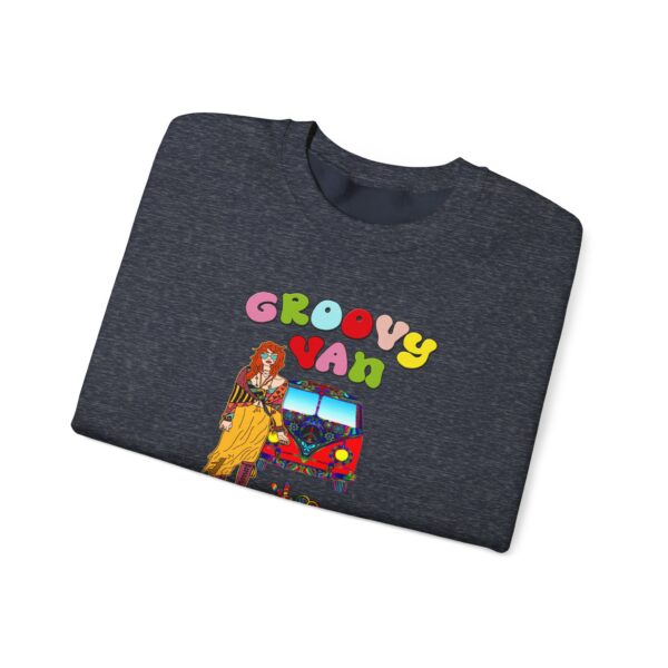 Groovy Van Valentine Unisex Heavy Blend™ Crewneck Sweatshirt - Image 40