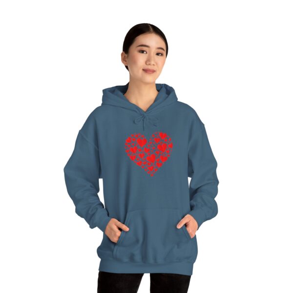 Heart of Hearts Unisex Heavy Blend™ Hooded Sweatshirt - Image 2