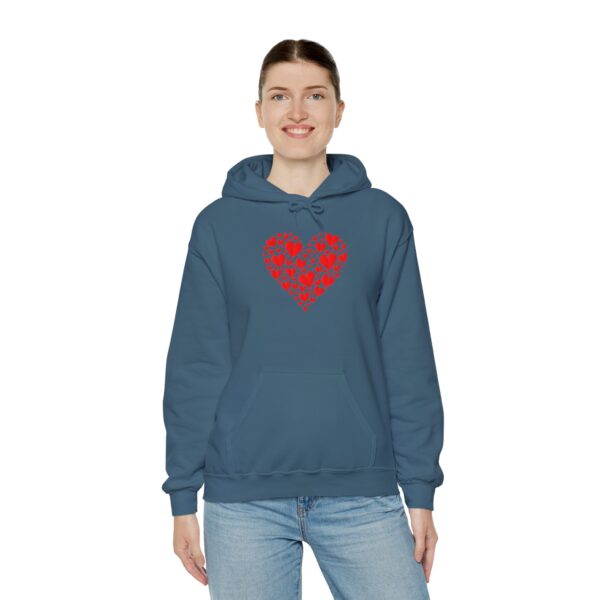 Heart of Hearts Unisex Heavy Blend™ Hooded Sweatshirt - Image 6