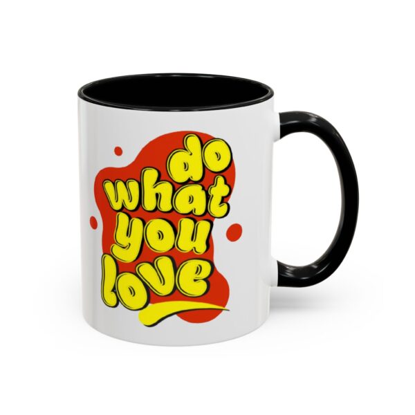 Do What You Love Retro Valentine Accent Coffee Mug, 11oz - Image 6