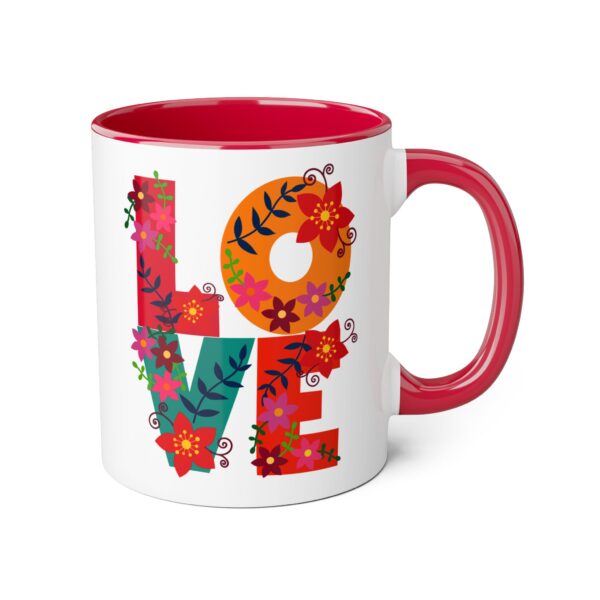 'Love' Retro Valentine Accent Mug, 11oz - Image 20