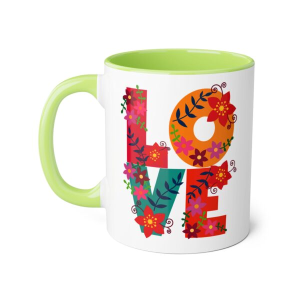 'Love' Retro Valentine Accent Mug, 11oz - Image 10