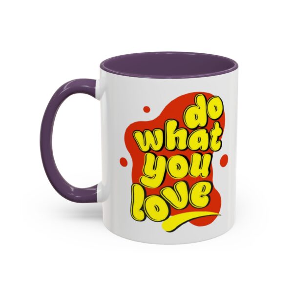 Do What You Love Retro Valentine Accent Coffee Mug, 11oz - Image 31