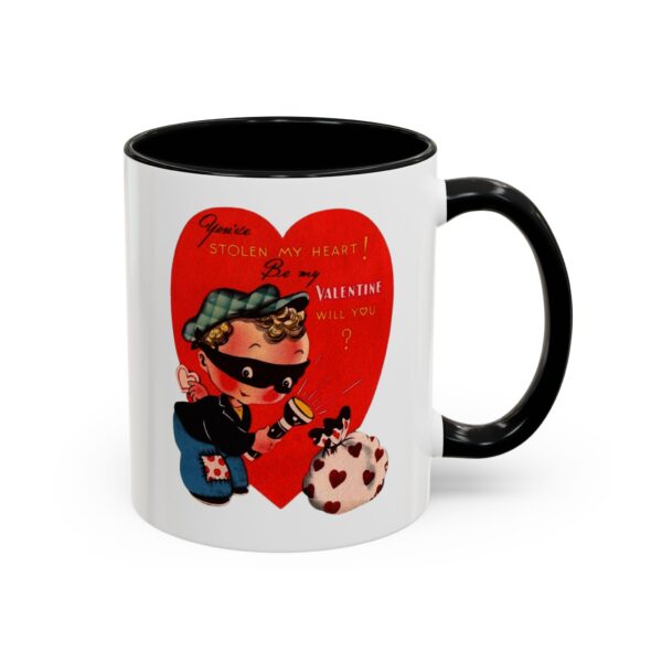 Retro Valentine Accent Coffee Mug,11oz - Image 6