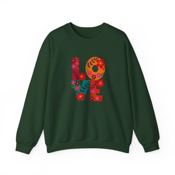 'Love' Unisex Heavy Blend™ Gildan 18000 Crewneck Sweatshirt - Image 2