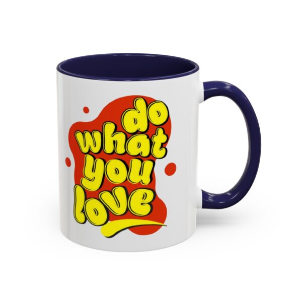 Do What You Love Retro Valentine Accent Coffee Mug, 11oz - Image 10