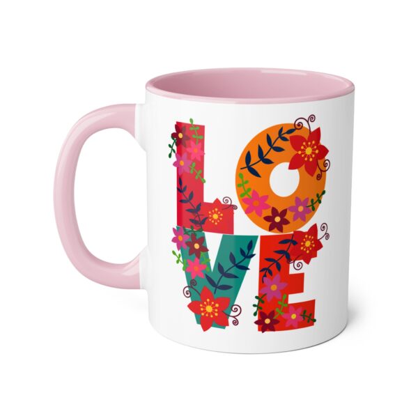 'Love' Retro Valentine Accent Mug, 11oz - Image 14