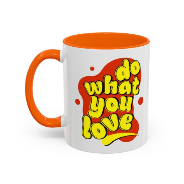 Do What You Love Retro Valentine Accent Coffee Mug, 11oz - Image 27