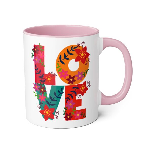 'Love' Retro Valentine Accent Mug, 11oz - Image 16