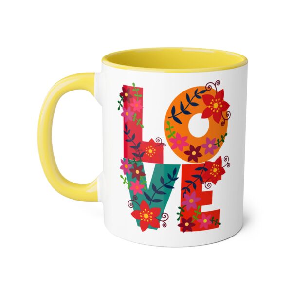 'Love' Retro Valentine Accent Mug, 11oz - Image 22