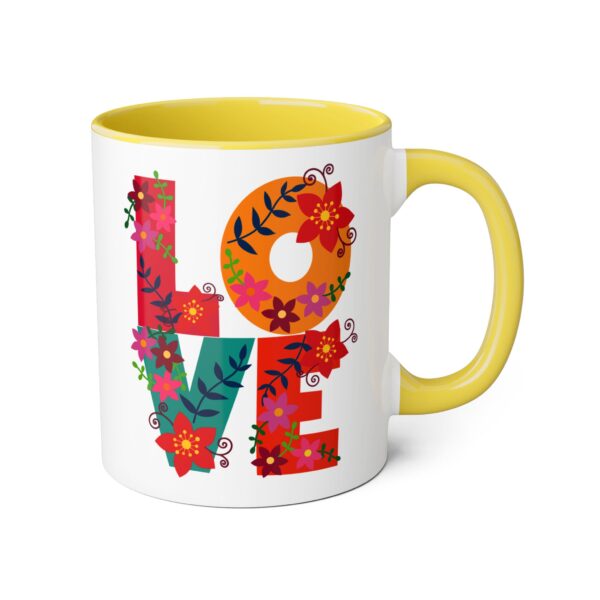 'Love' Retro Valentine Accent Mug, 11oz - Image 24