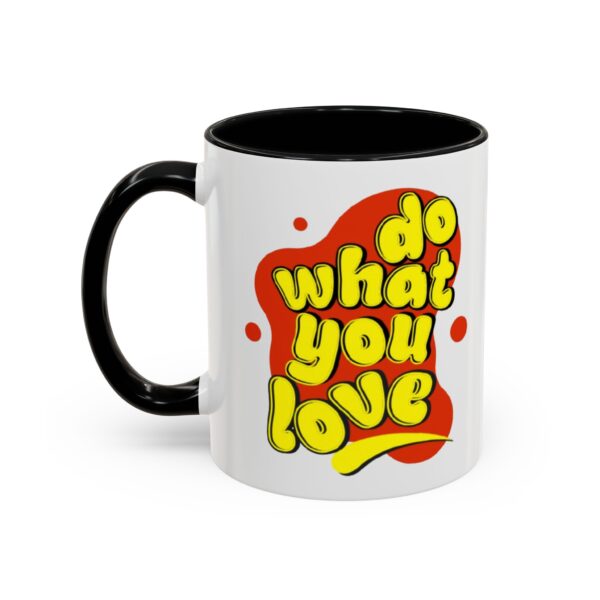 Do What You Love Retro Valentine Accent Coffee Mug, 11oz - Image 7