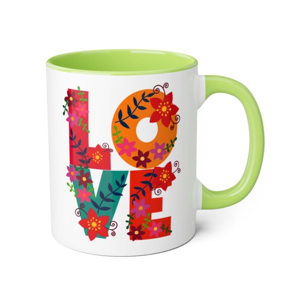 'Love' Retro Valentine Accent Mug, 11oz - Image 12