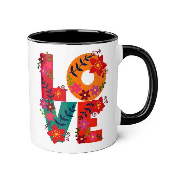 'Love' Retro Valentine Accent Mug, 11oz - Image 8