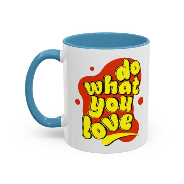 Do What You Love Retro Valentine Accent Coffee Mug, 11oz - Image 23