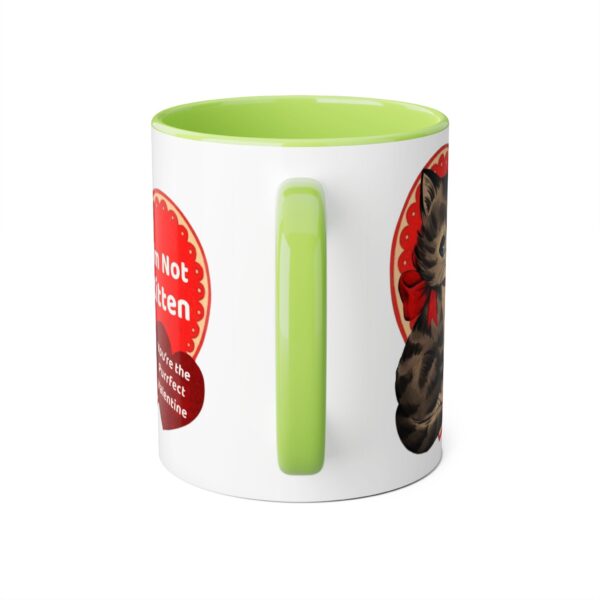 'I'm Not Kitten You're The Puurfect Valentine' Retro Accent Mug, 11oz - Image 15