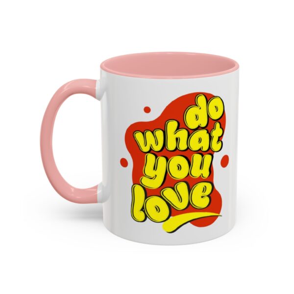 Do What You Love Retro Valentine Accent Coffee Mug, 11oz - Image 15