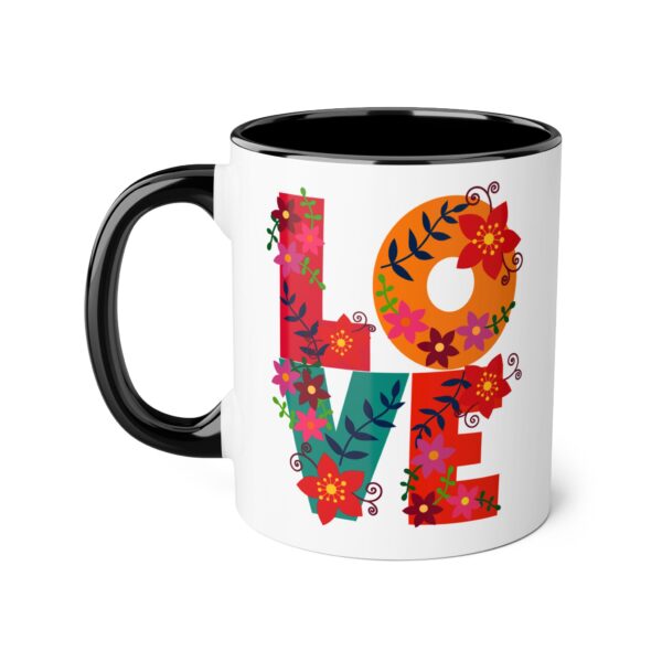 'Love' Retro Valentine Accent Mug, 11oz - Image 6