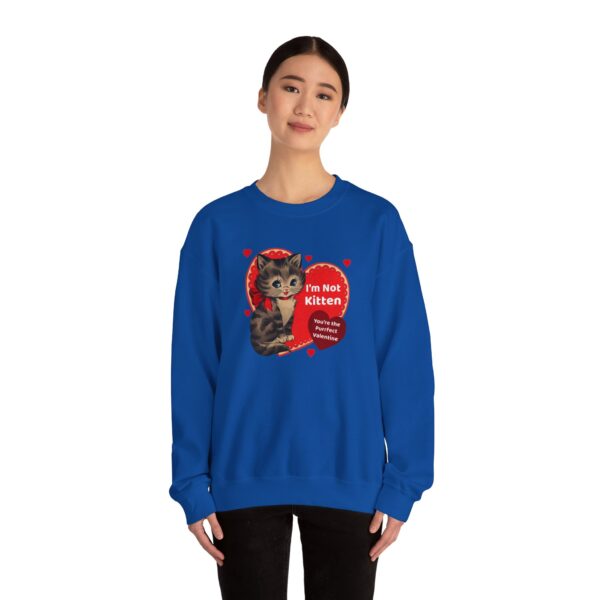 "I'm Not Kitten You're The Puurfect Valentine" Heavy Blend™ Crewneck Sweatshirt - Image 50