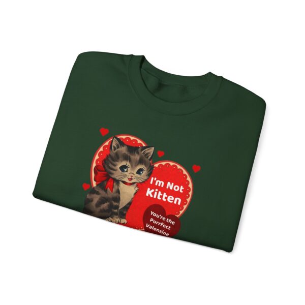 "I'm Not Kitten You're The Puurfect Valentine" Heavy Blend™ Crewneck Sweatshirt - Image 33