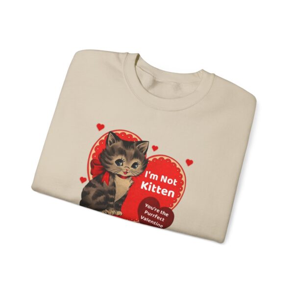 "I'm Not Kitten You're The Puurfect Valentine" Heavy Blend™ Crewneck Sweatshirt - Image 21