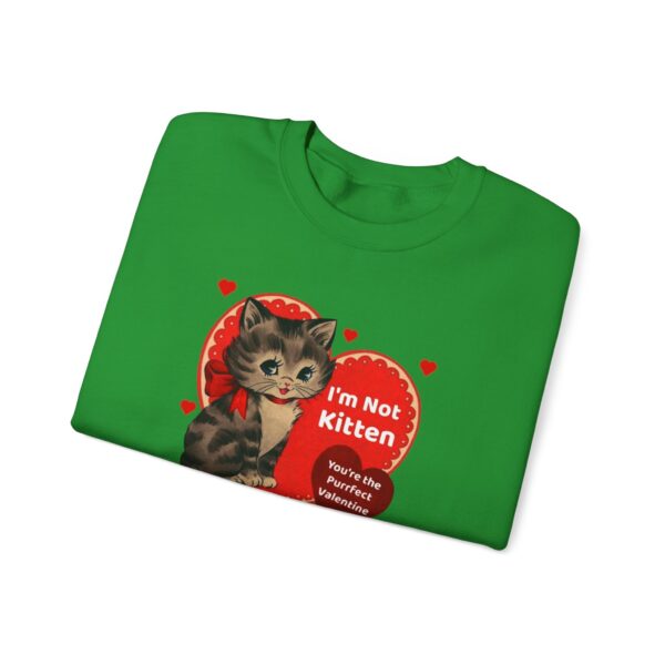 "I'm Not Kitten You're The Puurfect Valentine" Heavy Blend™ Crewneck Sweatshirt - Image 37